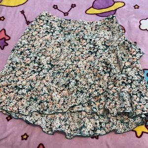 Multi Floral Skirt